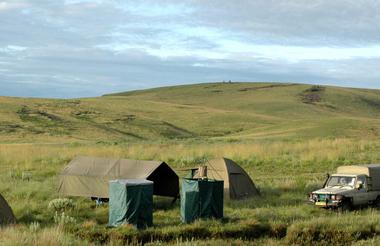 Wilderness camping in Kitulo Plateau National Park